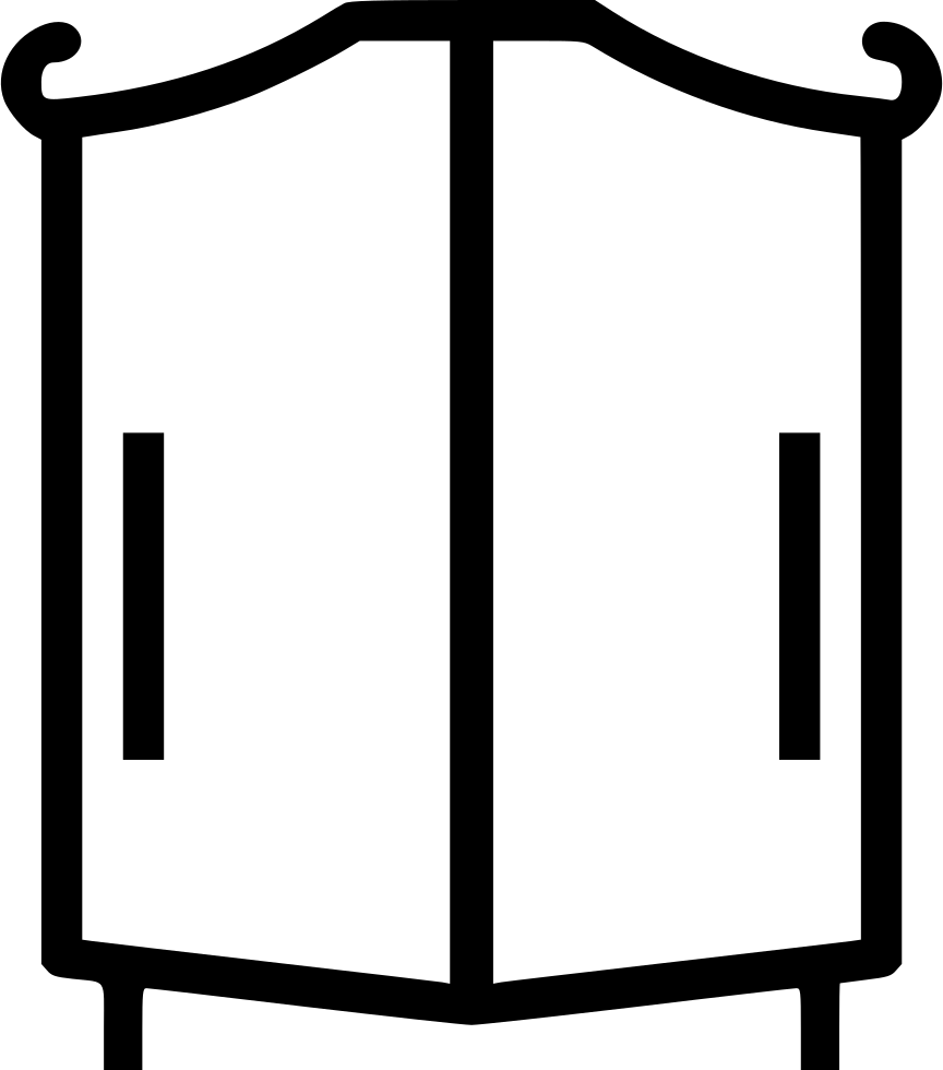 Svg Transparent Stock Wardrobe Furniture Svg Png - Employee Benefits Icon Png Clipart (864x980), Png Download