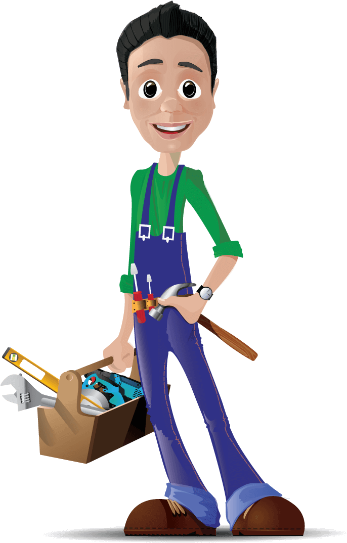 Indian Clipart Electrician - Best Gift Plumber Worker Cartoon Hoodie/t-shirt/mug - Png Download (792x1123), Png Download