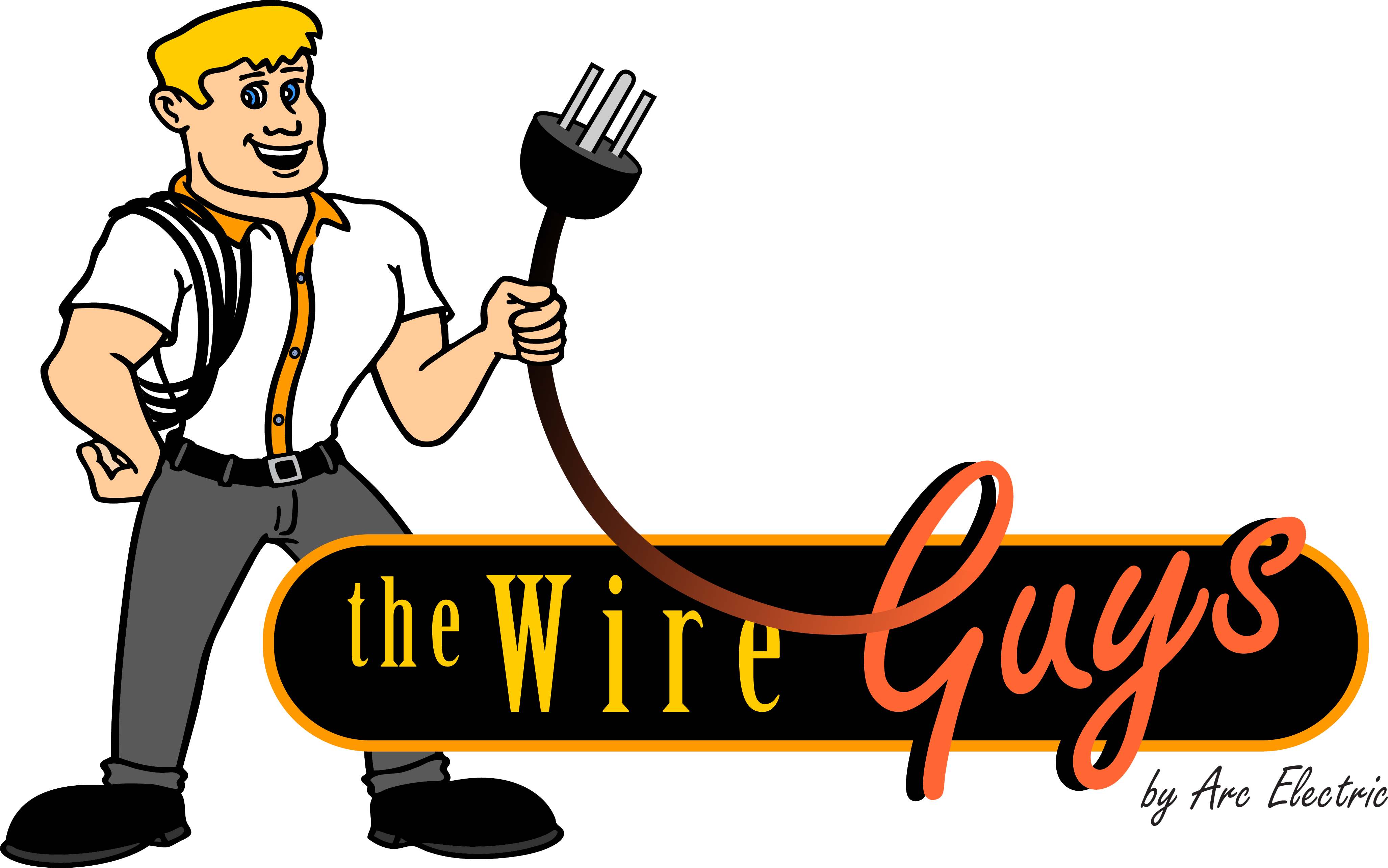 Electricity Clipart Electrical Wire - Wire Guys - Png Download (4110x2572), Png Download