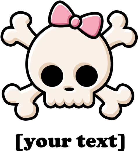 Favorite - Cute Skull And Crossbones Clipart (700x700), Png Download