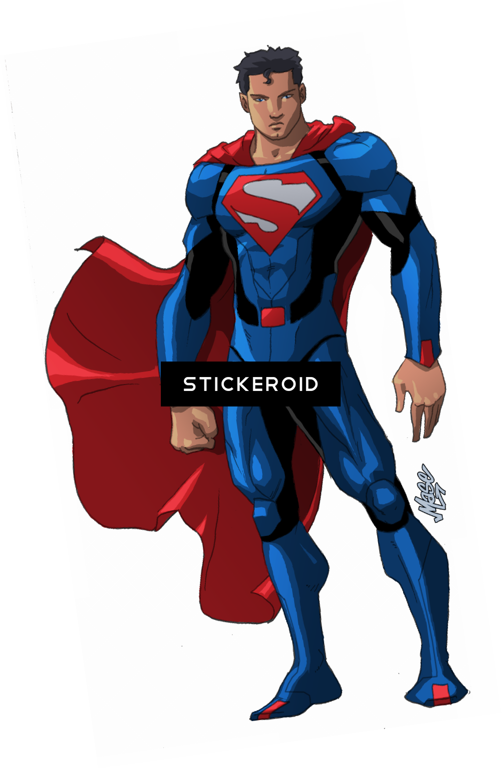 Superman Actors Heroes - Deviantart Batman Superman Clipart (1005x1538), Png Download