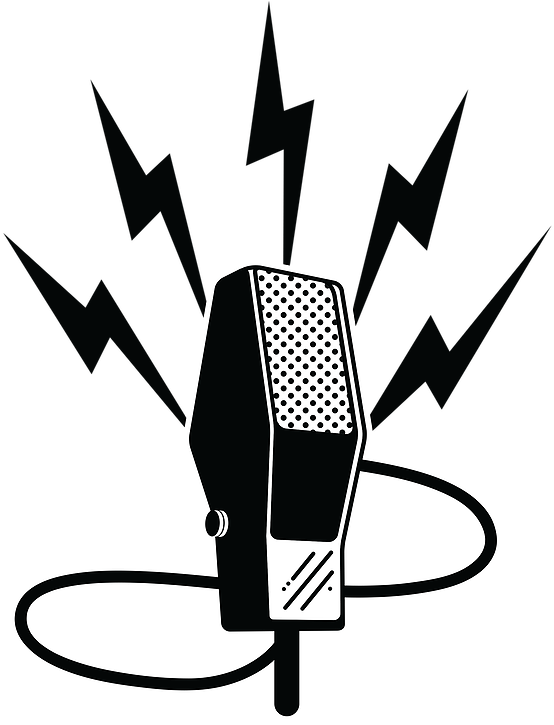 Mic Clipart Voice Actor - Person Place Thing Randy Cohen - Png Download (587x738), Png Download