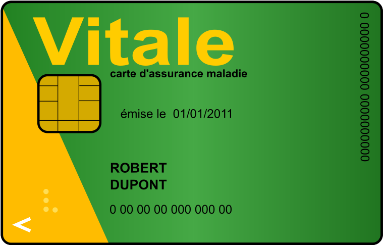 Free Download Carte Vitale Png Clipart Carte Vitale - Carte Vitale Vector Transparent Png (800x527), Png Download