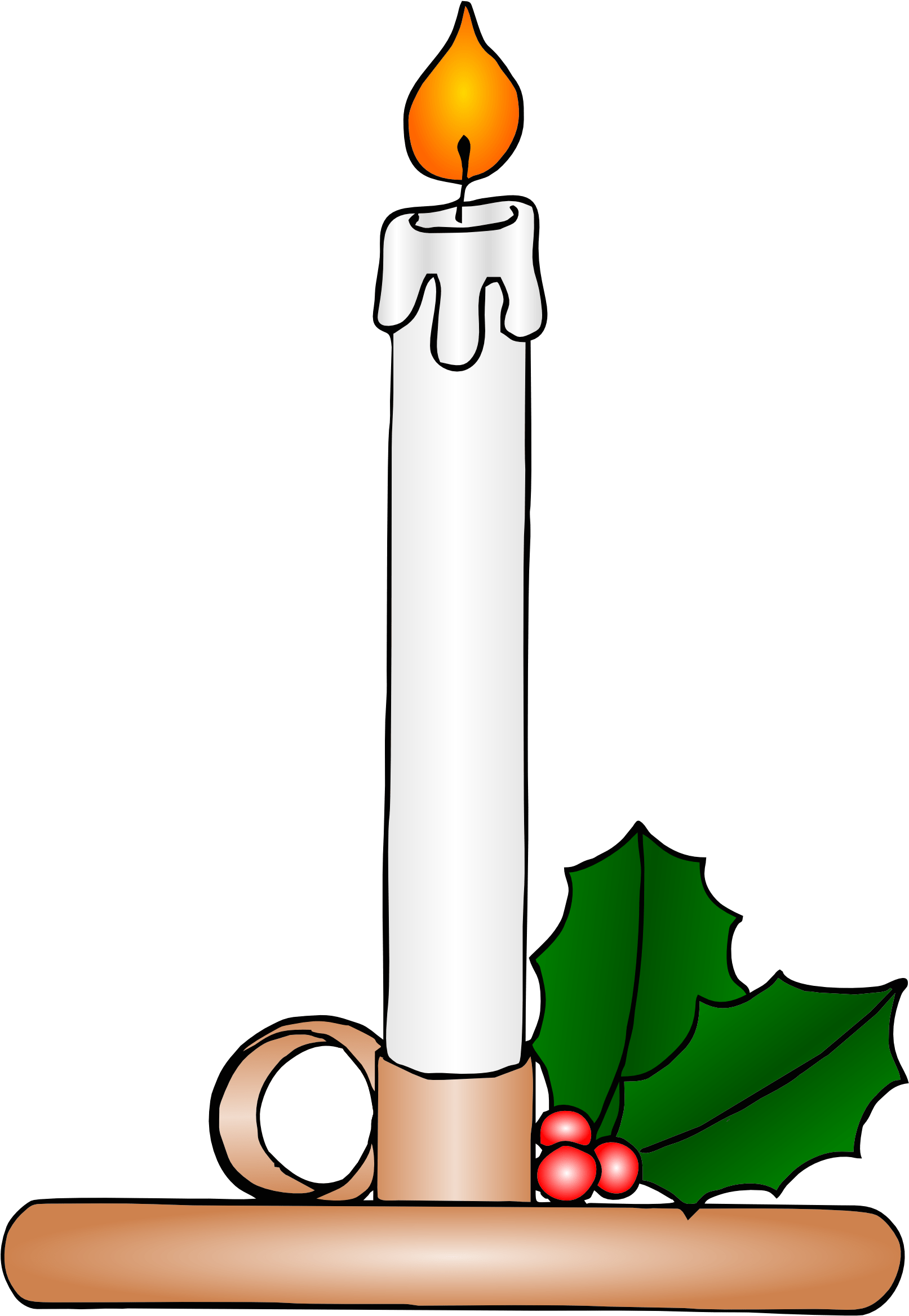 Candle Clipart (636x900), Png Download