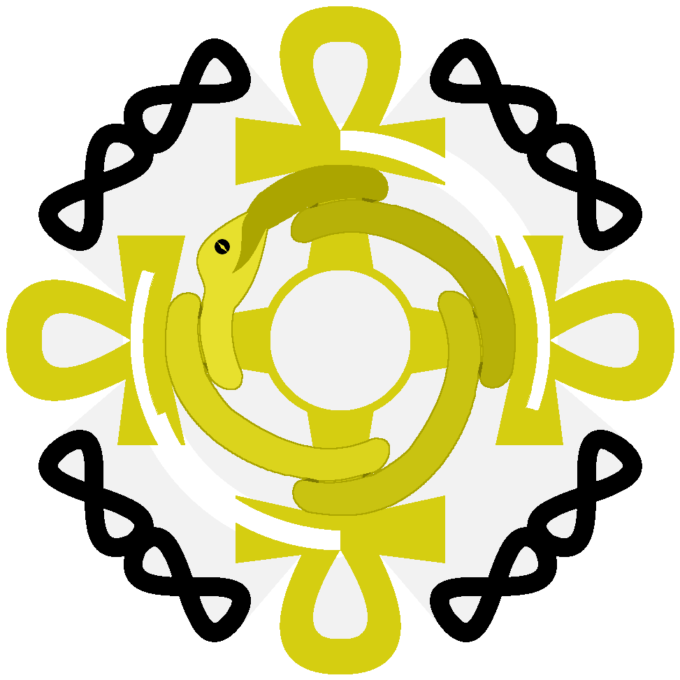 This Layer Depicts Ouroboros, The Mythological Serpent - Thank You For Coming To My Spa Party Clipart (1000x1000), Png Download