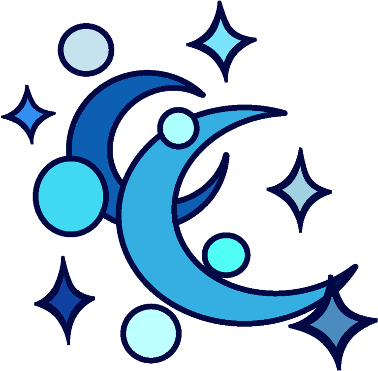 Moonlight Clipart Glowing Moon - Blue Moon Cutie Mark - Png Download (900x882), Png Download