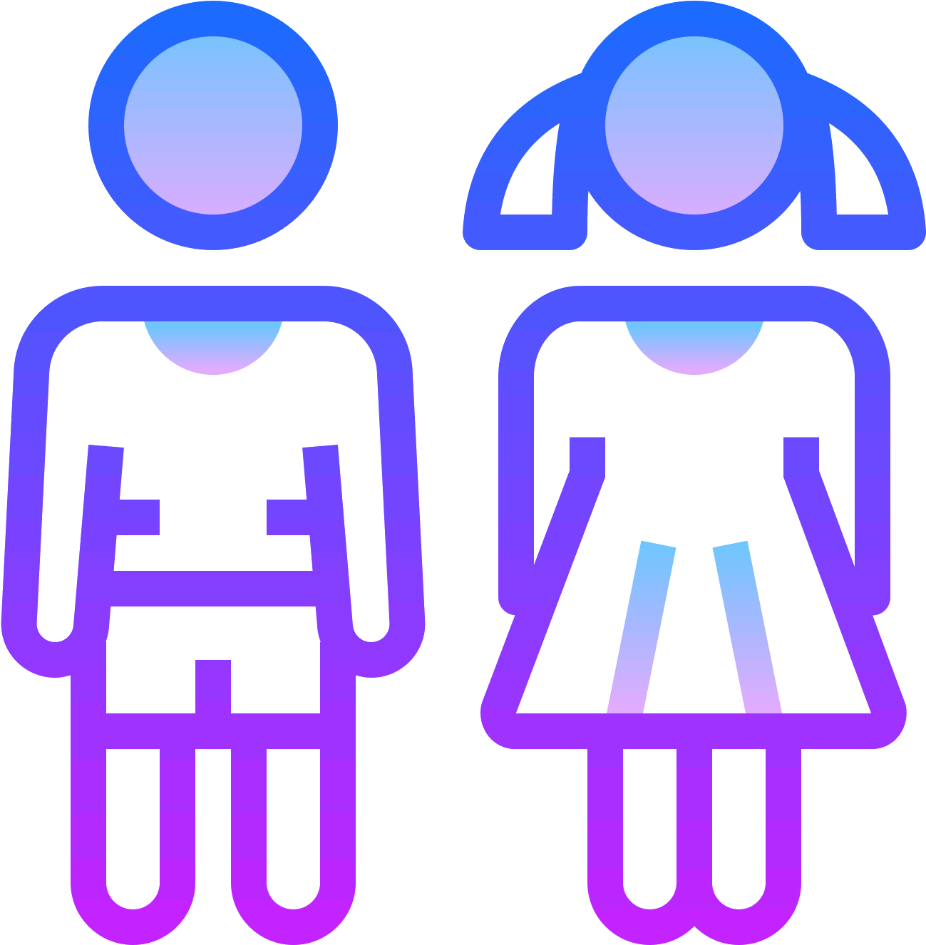 There Is A Simplified Drawing Of Two People Holding Icon Clipart
