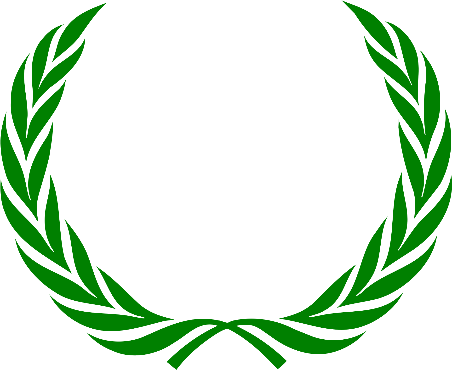 Laurel Wreath Clipart (2000x1627), Png Download