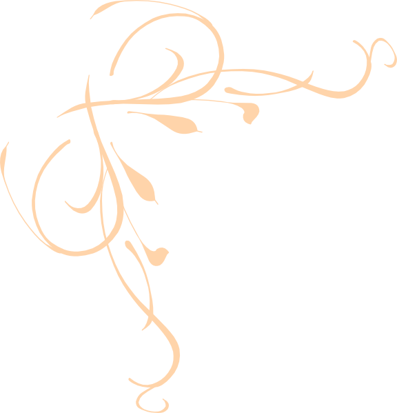 Peach Swirl Clipart - Png Download (576x599), Png Download