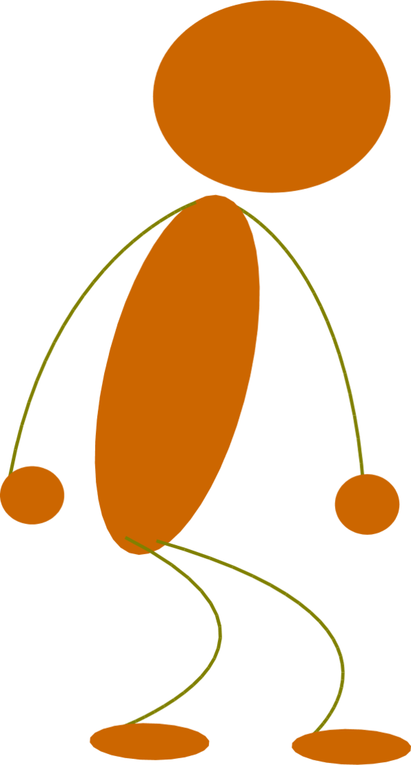 Vector Clip Art Stick Figure Cut Outs Png Download Full Size