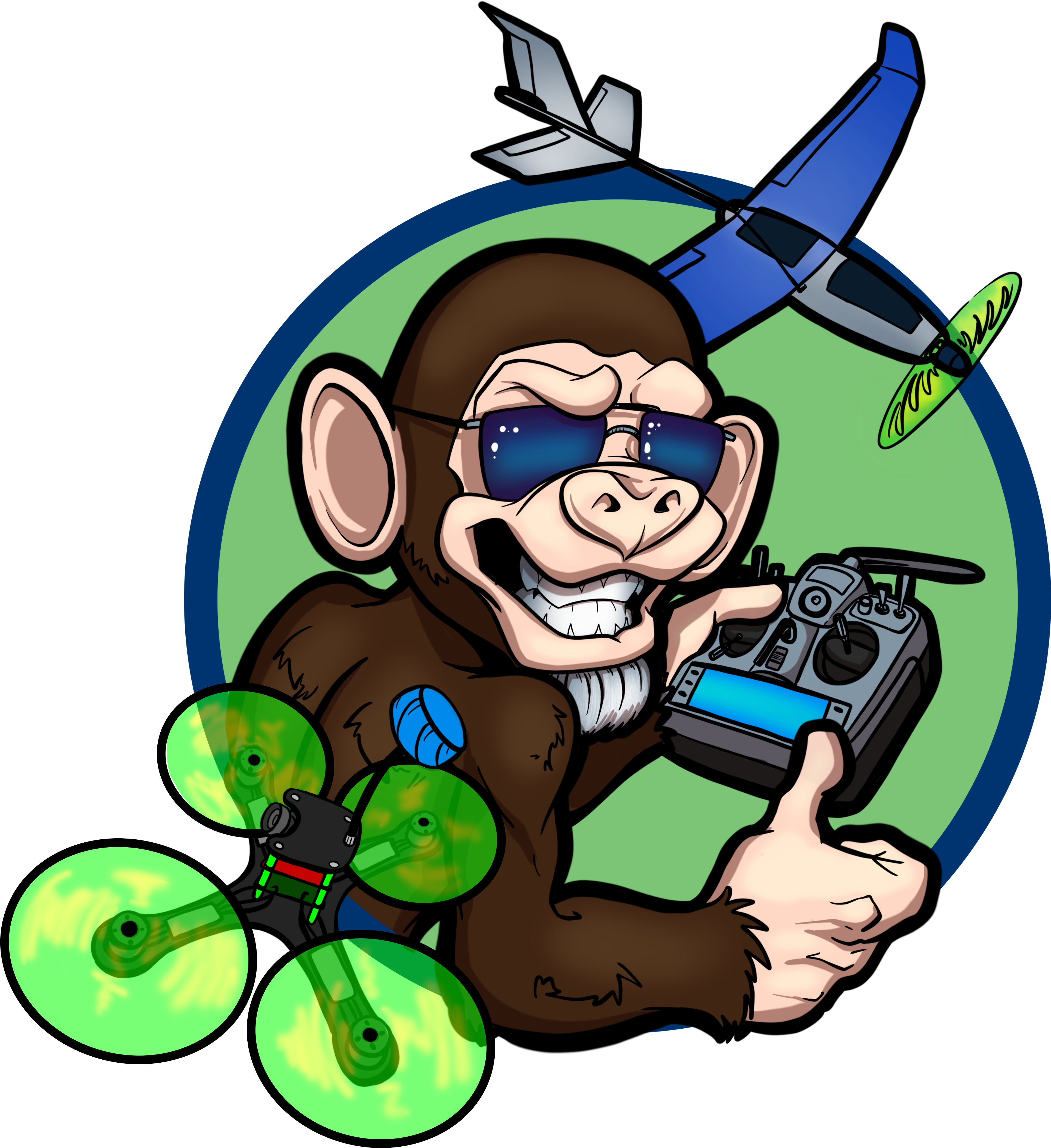 Team Monkey - 11 Oz Ceramic Mug Clipart (4276x4276), Png Download