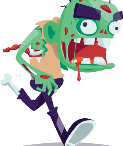 Claws Clipart Zombie - Cartoon - Png Download (640x480), Png Download