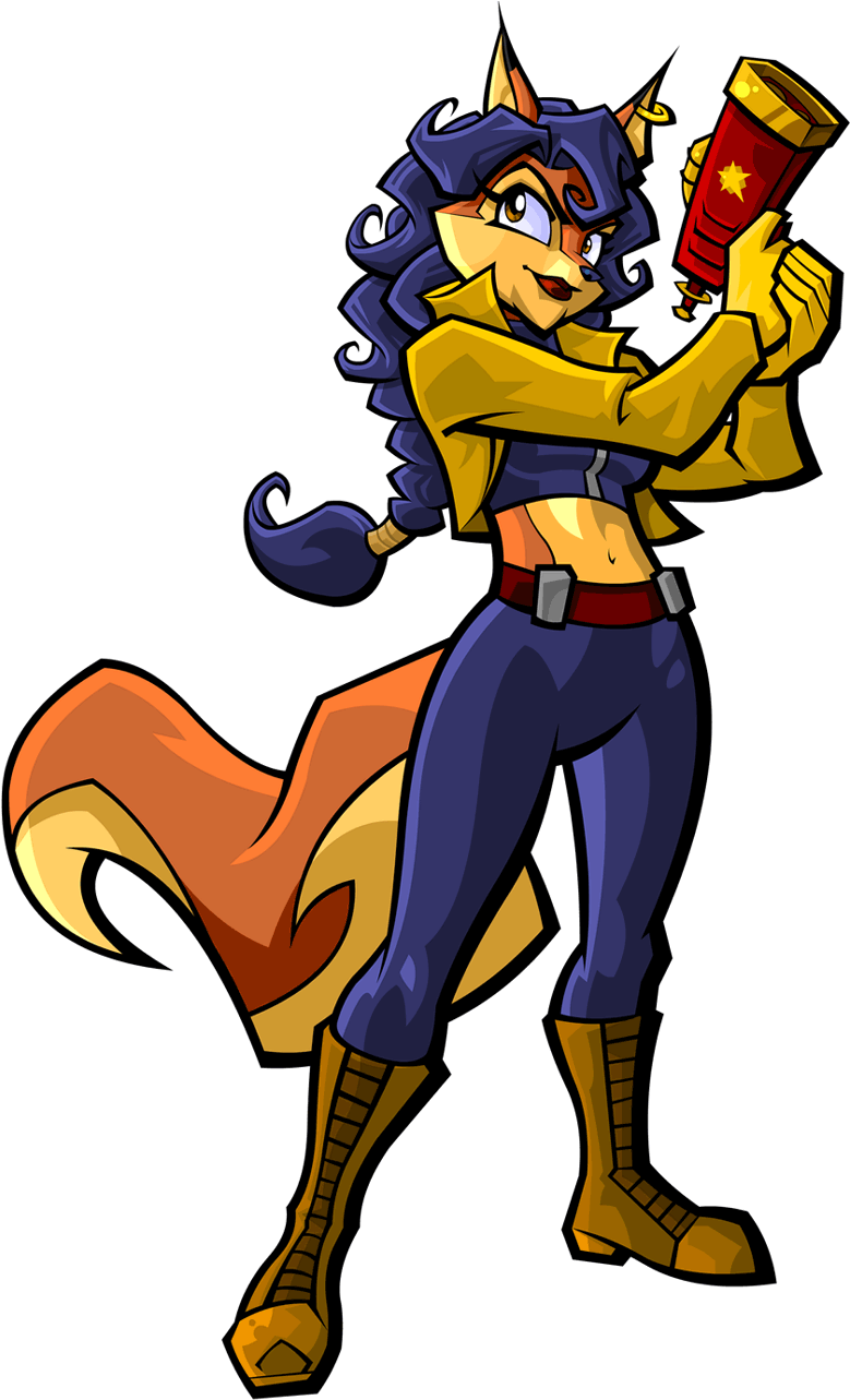 Sly Cooper 3 Carmelita Clipart (820x1320), Png Download