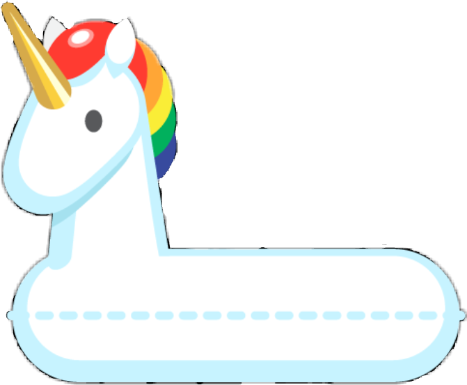 Unicorn Sticker Instagram Clipart (670x561), Png Download