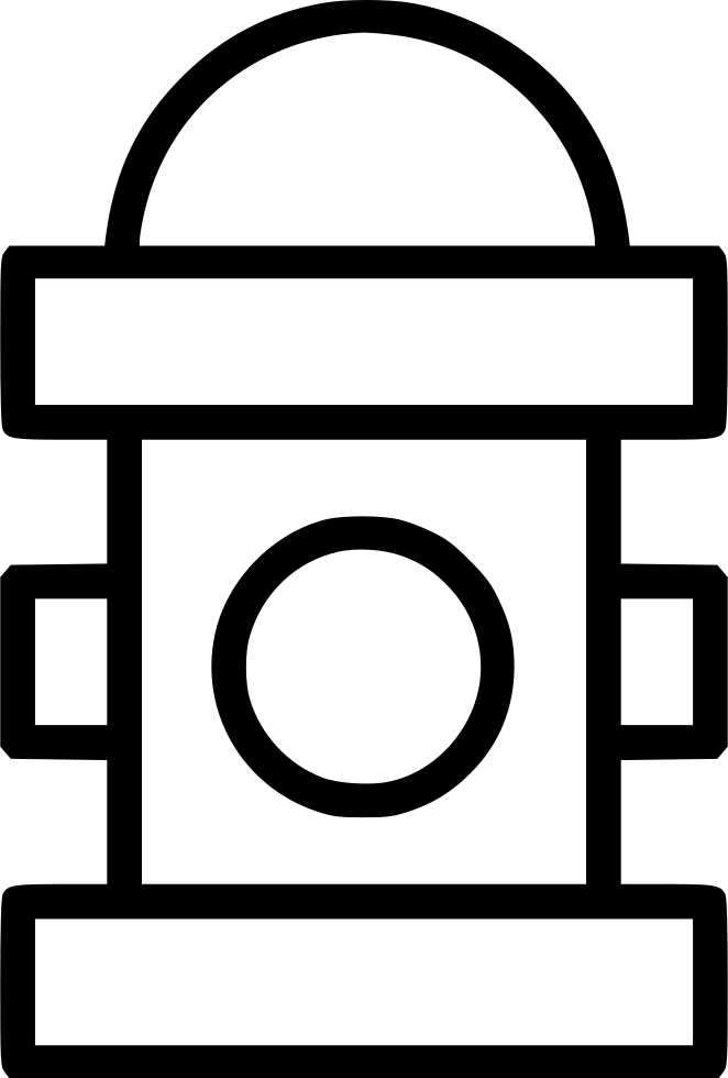 Fire Hydrant Comments - Circle Clipart (662x980), Png Download