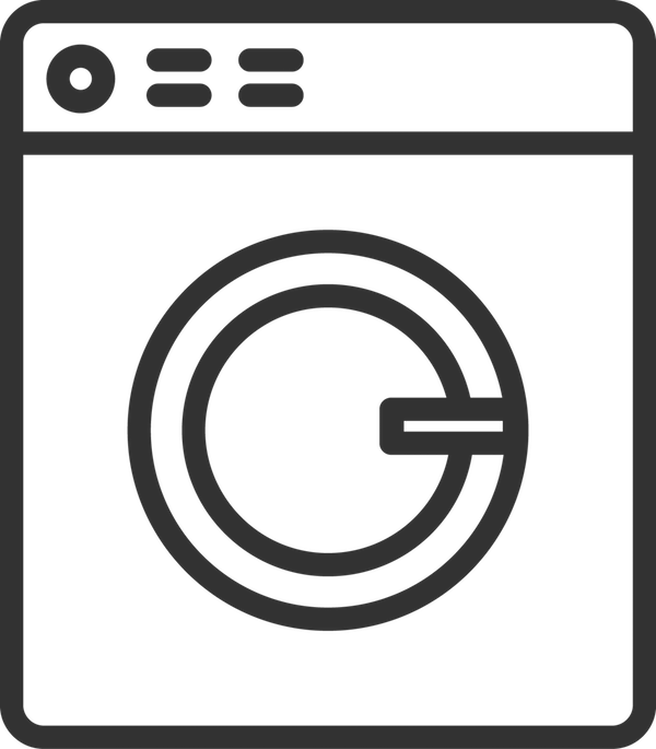 Download Laundry White Png Clipart Washing Machines - Laundry Icon White Transparent Png (600x685), Png Download