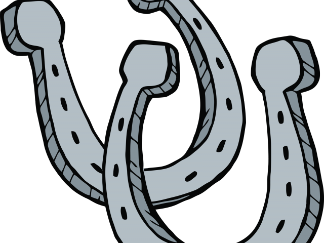 Horseshoe Clipart Lucky - Clip Art Horse Shoes - Png Download (640x480), Png Download