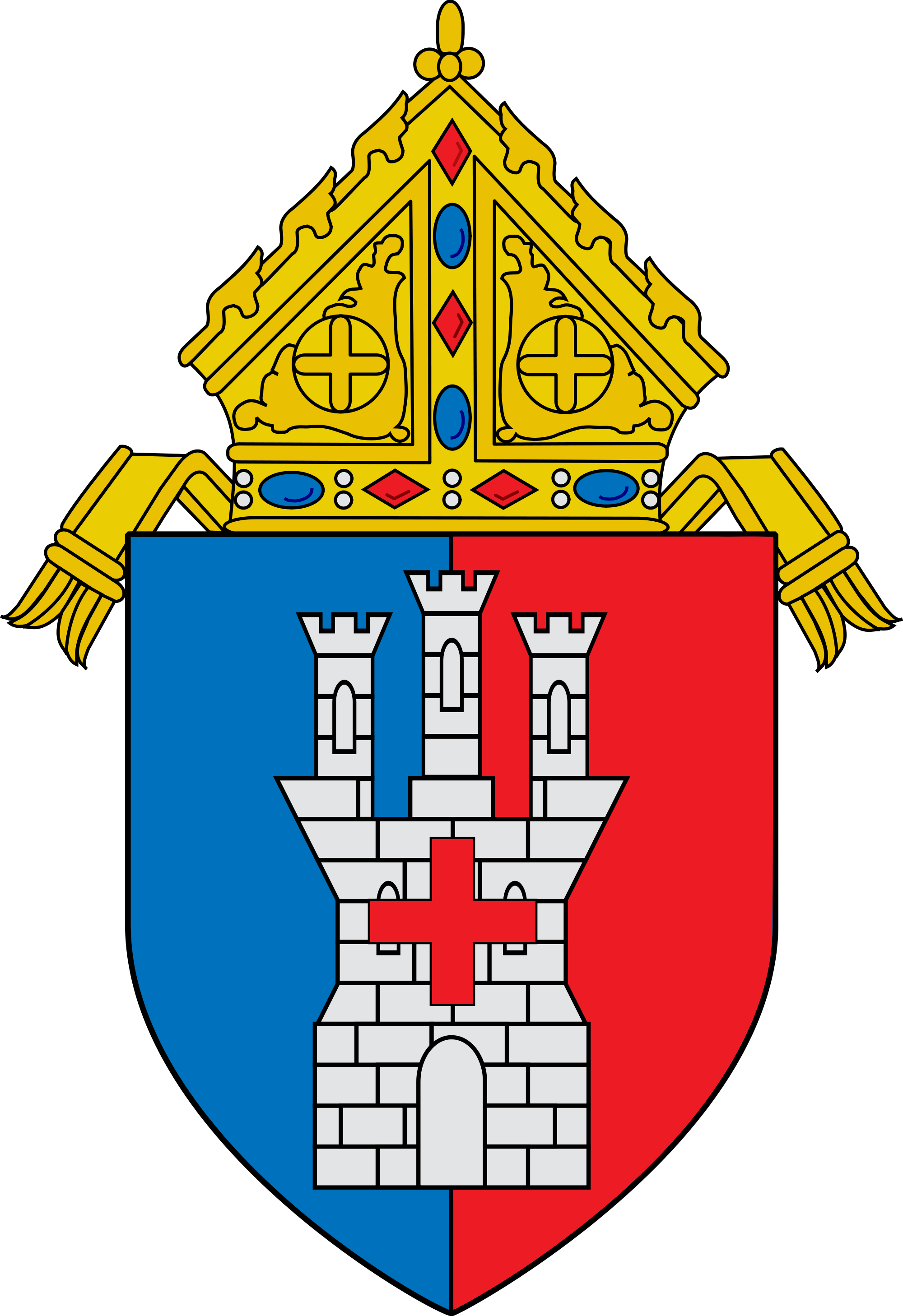 Diocese Of San Bernardino Logo Clipart (2000x2916), Png Download