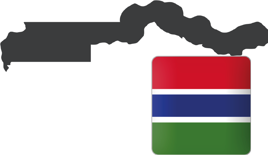 Gambia - Illustration Clipart (1688x833), Png Download