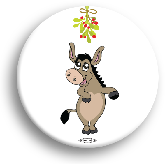 Funny Donkey Cartoon Clipart (600x600), Png Download