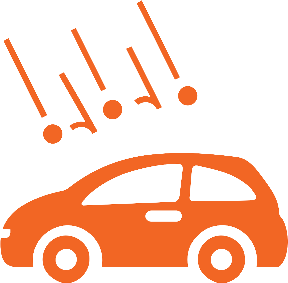 Hail Repair - Car Rental Icon Clipart (1200x1200), Png Download