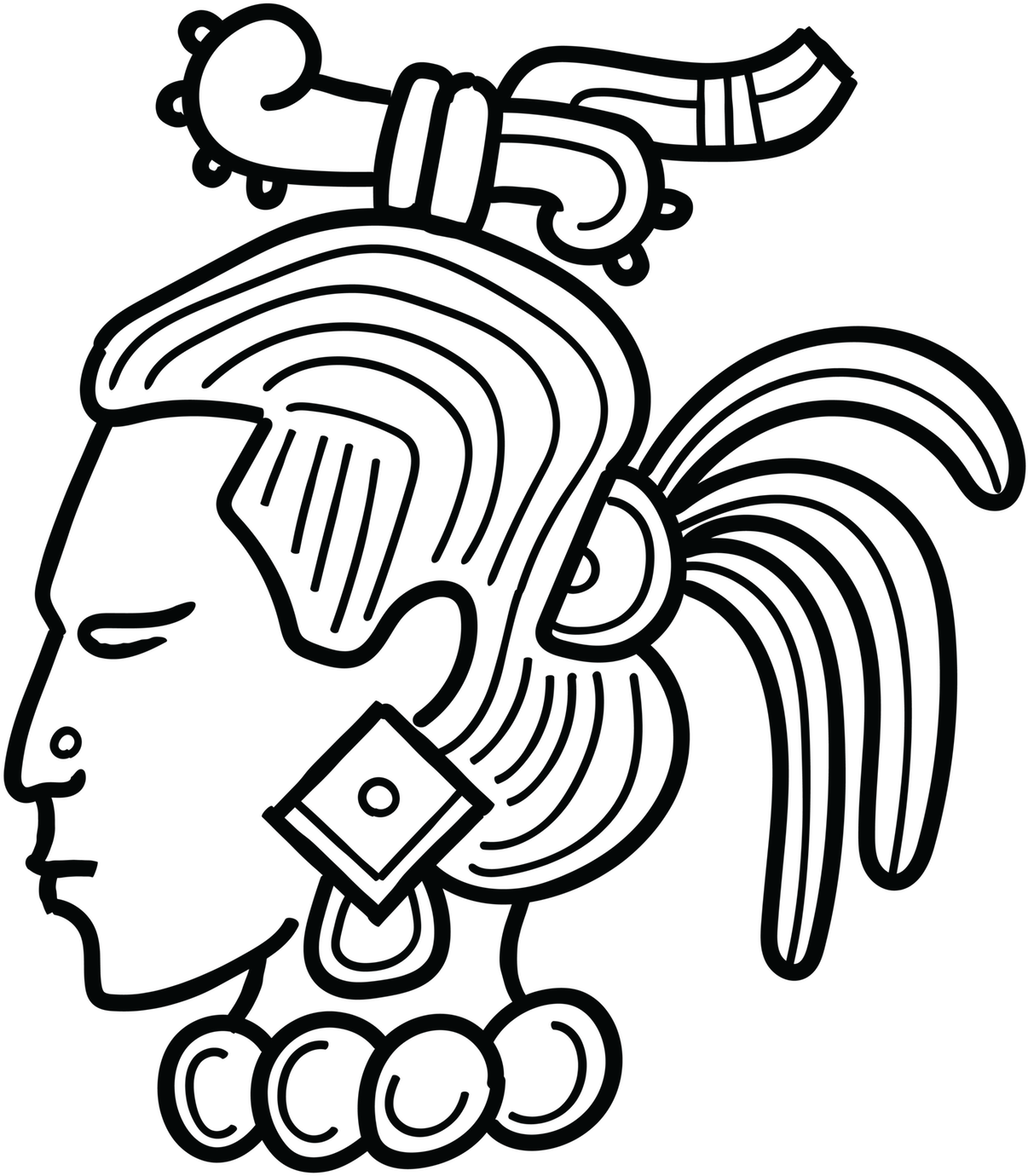 Mayas A Group Of Indigenous People In An Area That - Illustration Clipart (1800x1800), Png Download