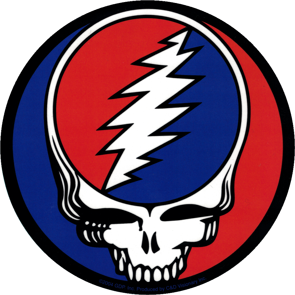 Buckle Down Portafoglio Bifold Uomo Unisex – Grateful Dead Steal Your Face, Logo Dancing Skeletons