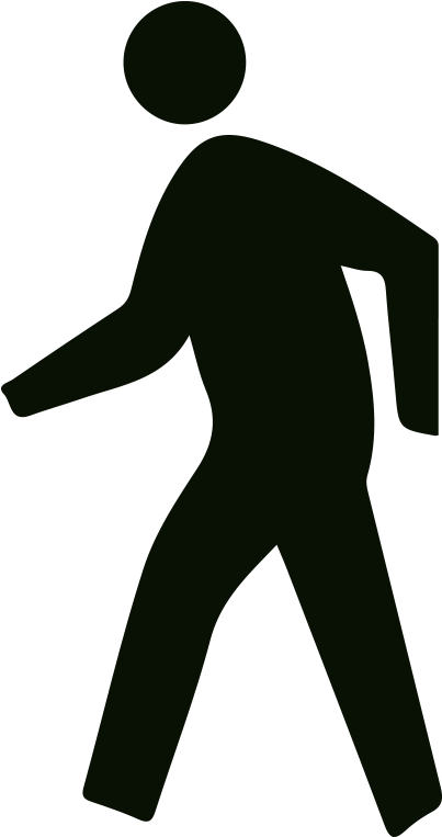 S3 - Pedestrian Signs Clipart (800x800), Png Download
