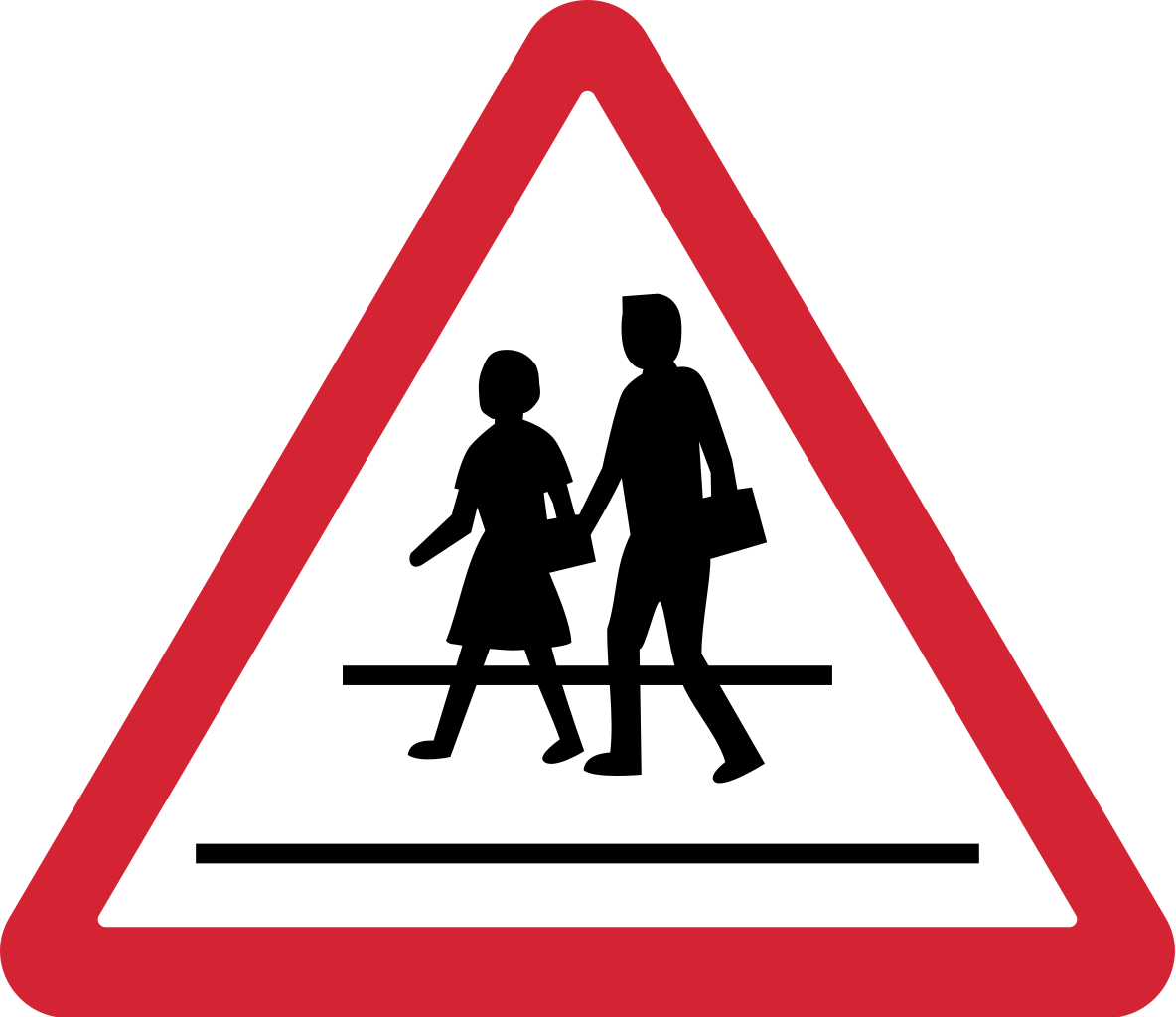 Philippines Old Road Signs - Traffic Sign Clipart (1184x1024), Png Download