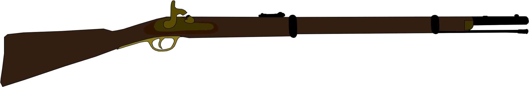 Public Domain Clip Art - American Revolution Guns Clipart - Png Download (958x1355), Png Download