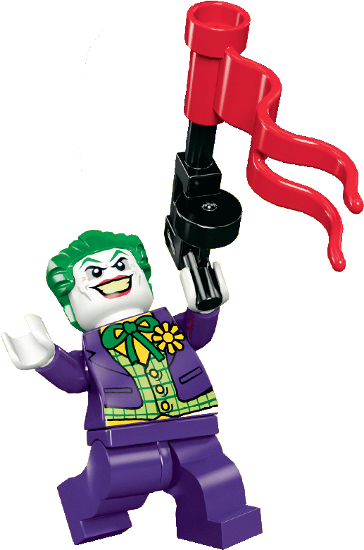 Joker Clipart Friendly - Lego Batman Joker Png Transparent Png (581x857), Png Download