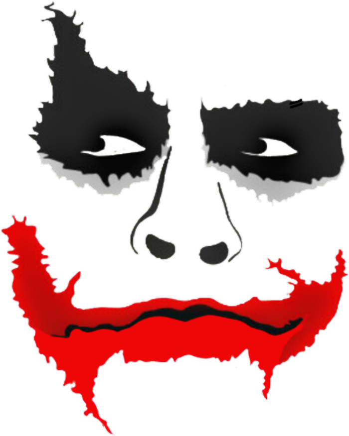 Download Joker Clipart Lips Picsart Joker Face Png Transparent Png