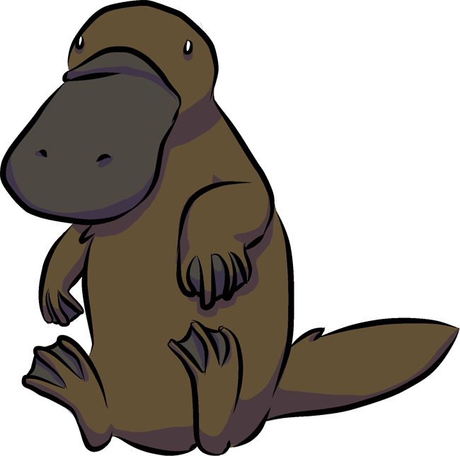 A Platypus - - Beaver Clipart (650x645), Png Download