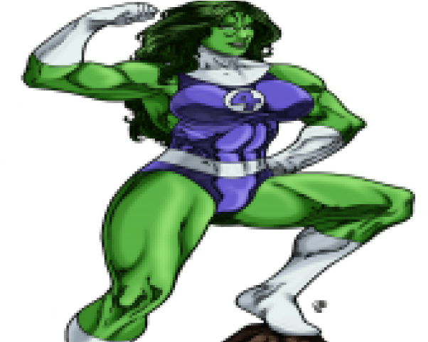 She Hulk Clipart Png Transparent Png (640x480), Png Download