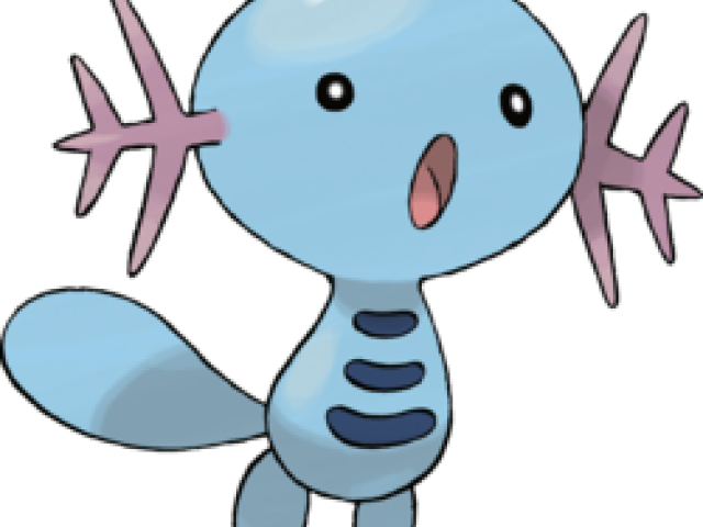 Axolotl Clipart Pokemon - Wooper Pokemon - Png Download (640x480), Png Download