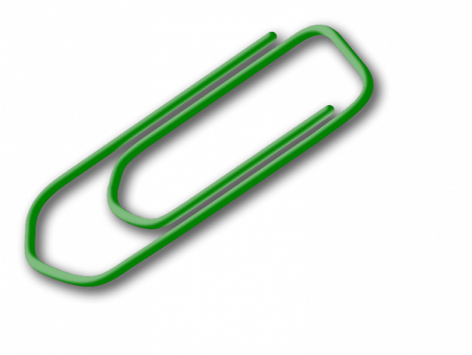 Paper Clip - Colorful Paper Clips Png Transparent Png (665x500), Png Download