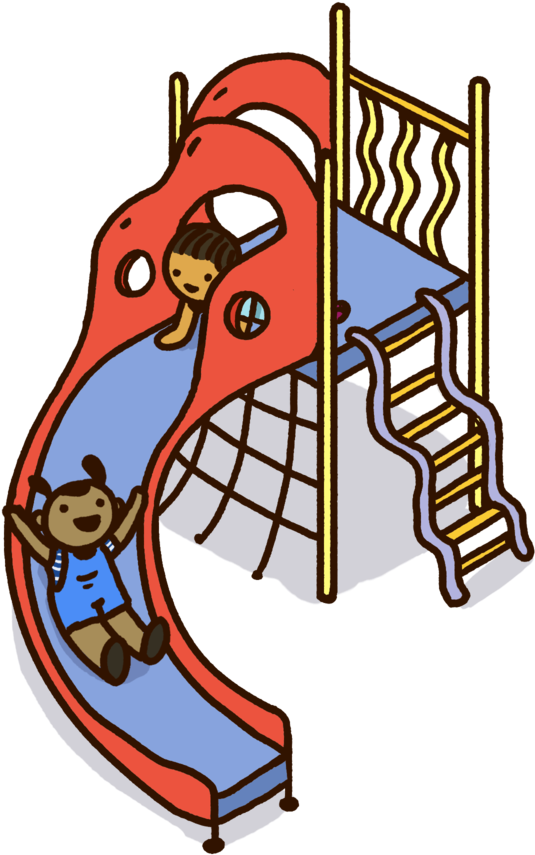Slide Child - Child Clipart (1000x1000), Png Download