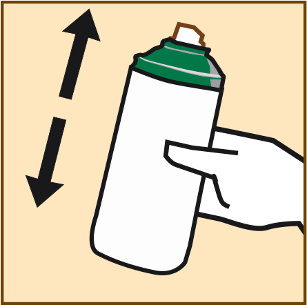 Shake The Aerosal Can Very Well For Approx Clipart (700x500), Png Download