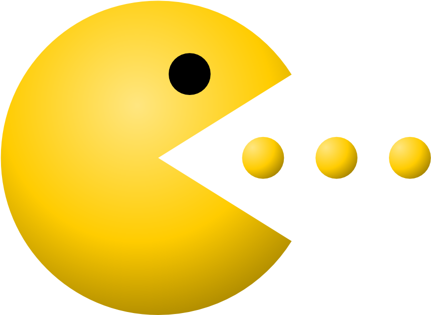 Clip Art Pac Man 3443345456 Art Clipartist - Pacman Png Transparent Png (999x651), Png Download