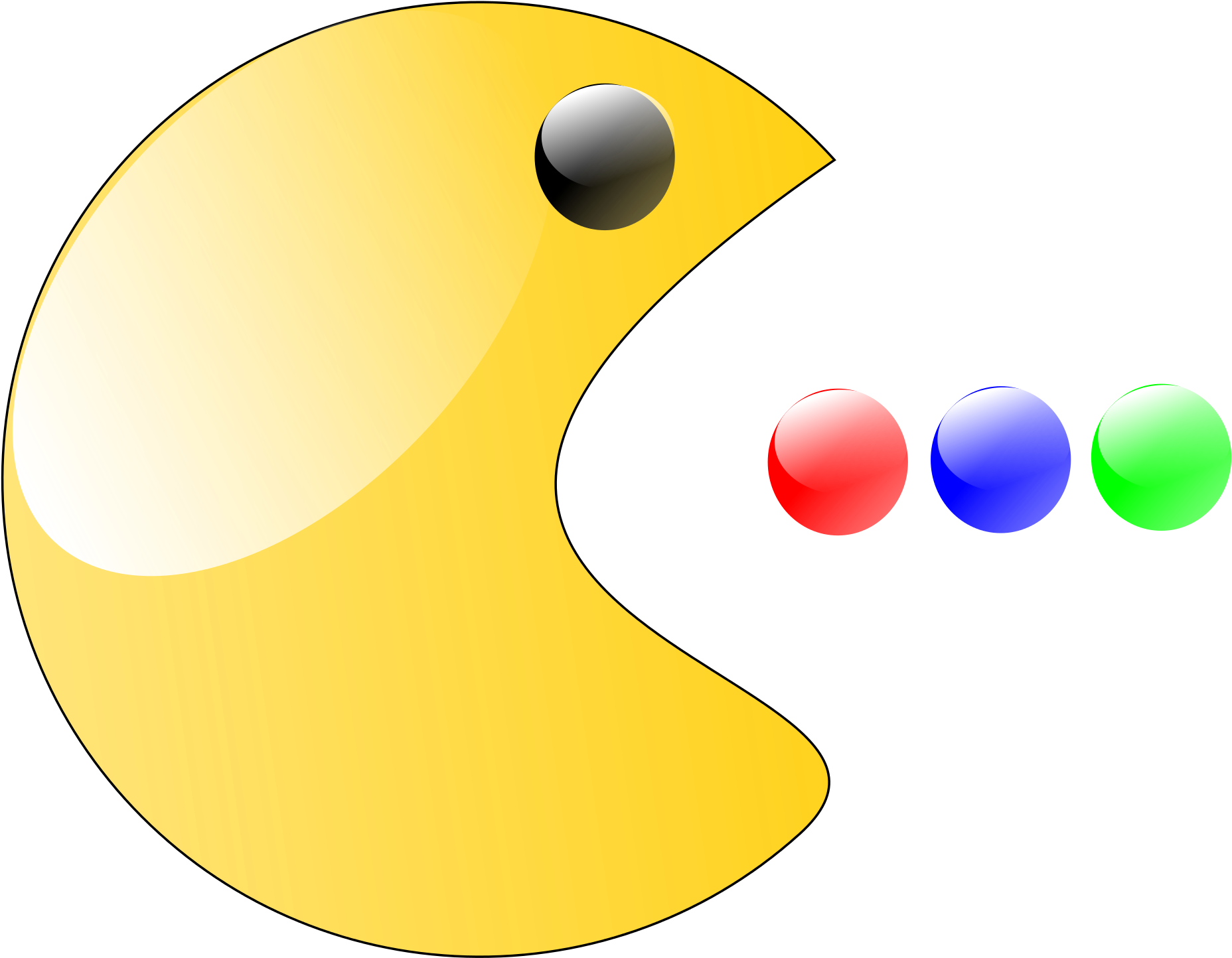 Pacman Clipart Pdf Vector Transparent Download - Pacman Clip Art - Png Download (2000x1585), Png Download