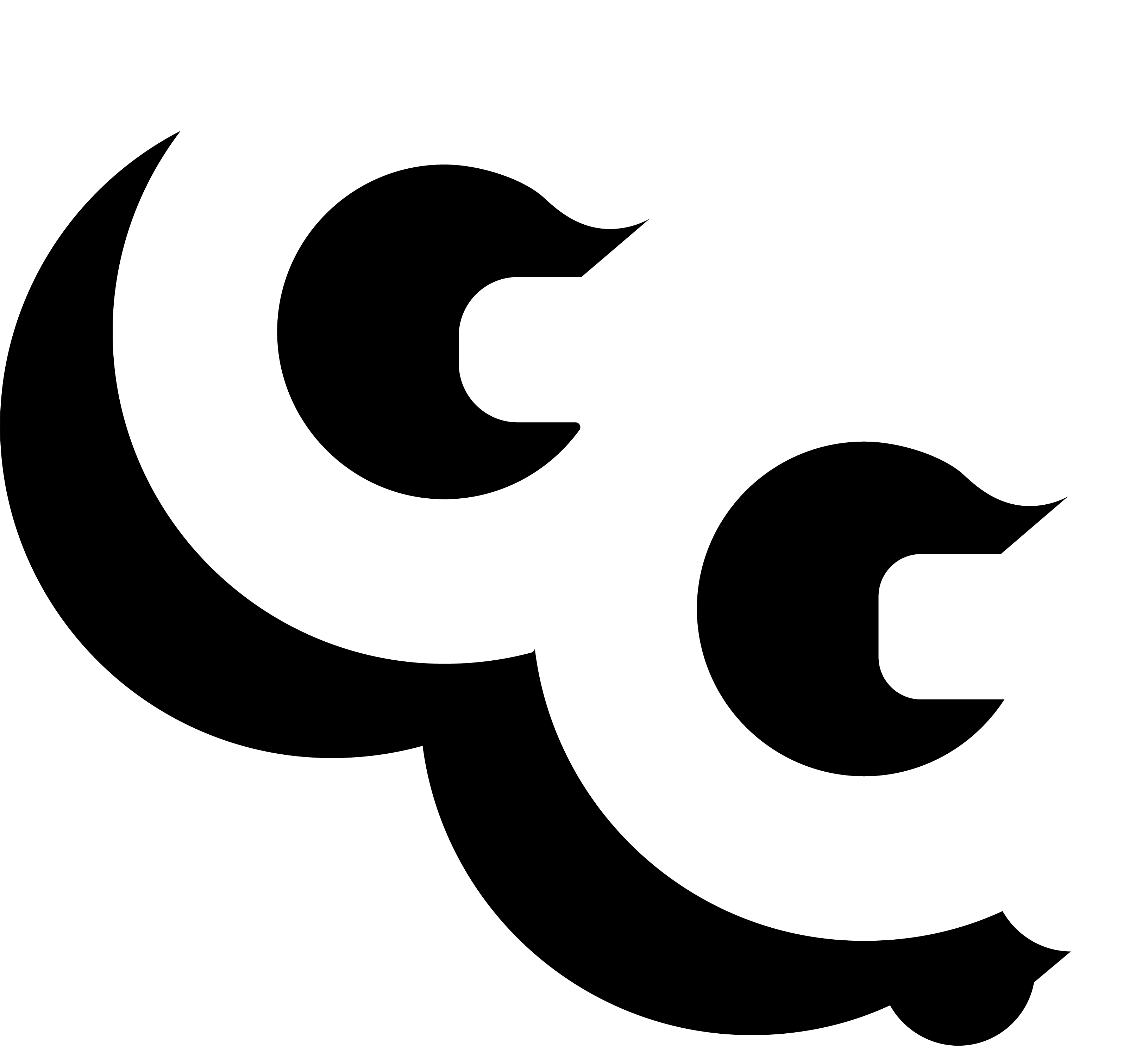 Iota Psi - Crescent Clipart (3261x2970), Png Download