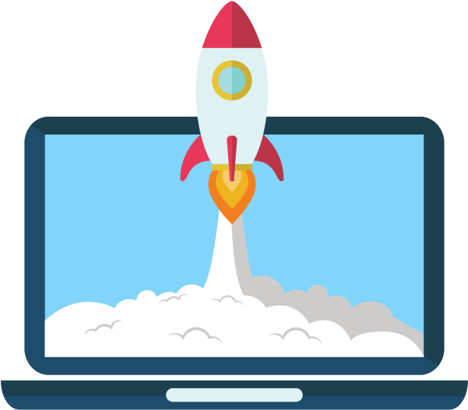 Fast & Scalable - Web Designer Clipart (820x624), Png Download