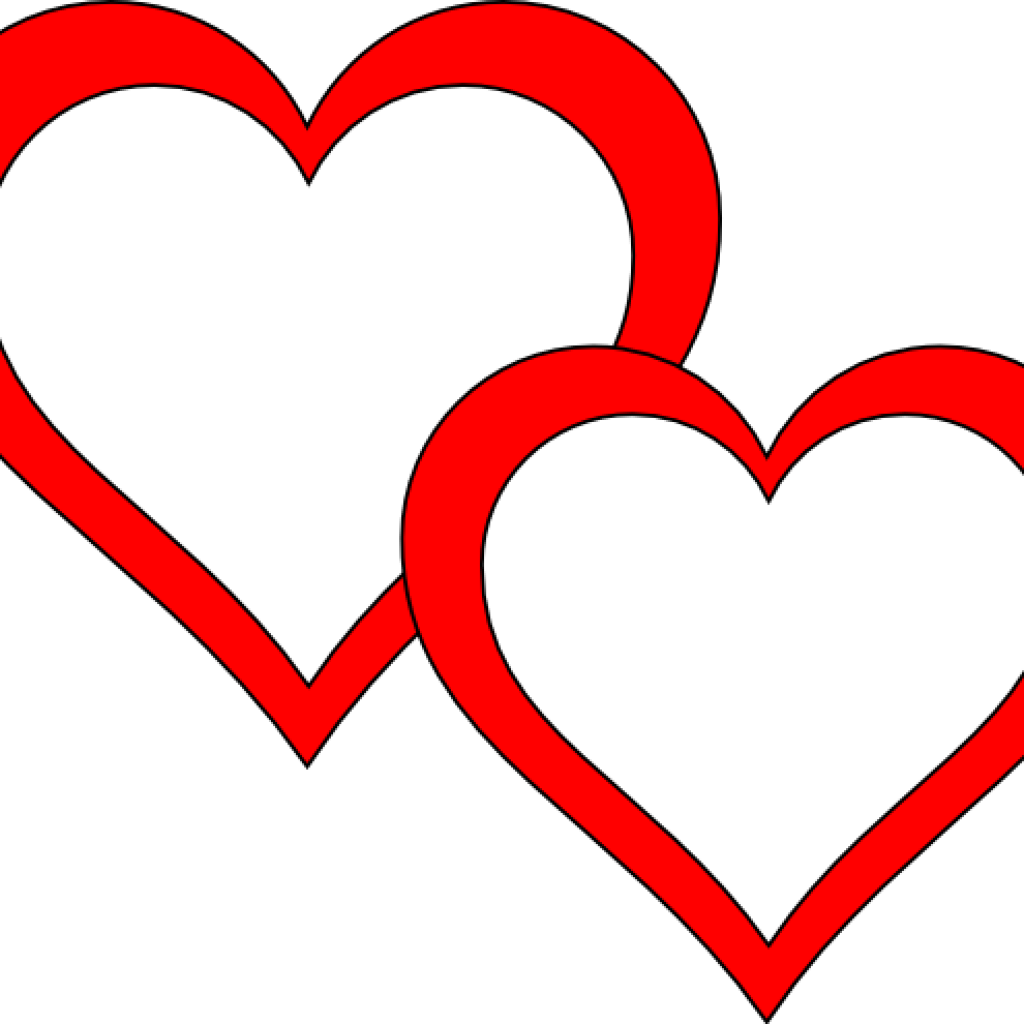 Double Heart Clipart Frog Clipart Hatenylo - Double Heart Clipart Png Transparent Png (1024x1024), Png Download