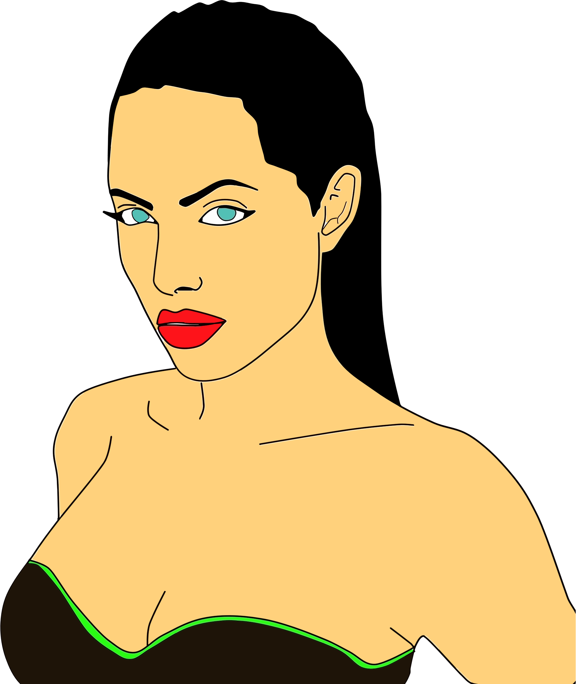 Download Angelina Jolie Clip Art - Premature Menopause - Png Download (2012x2387), Png Download