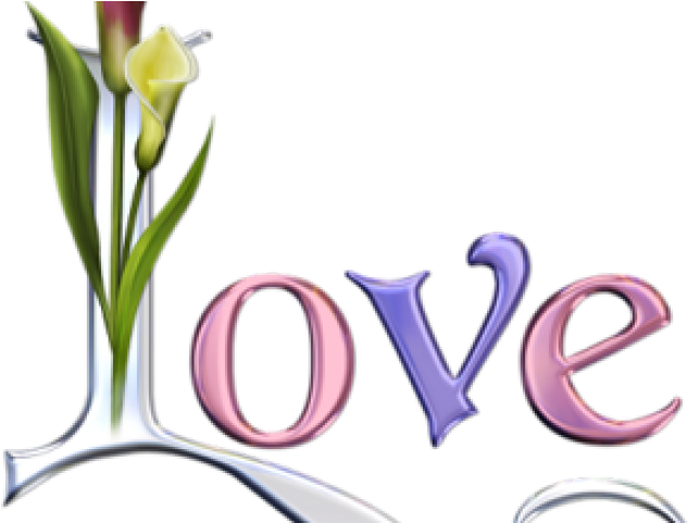 Purple Flower Clipart Word Art - Sj Alphabet Wallpaper In Heart - Png Download (640x480), Png Download