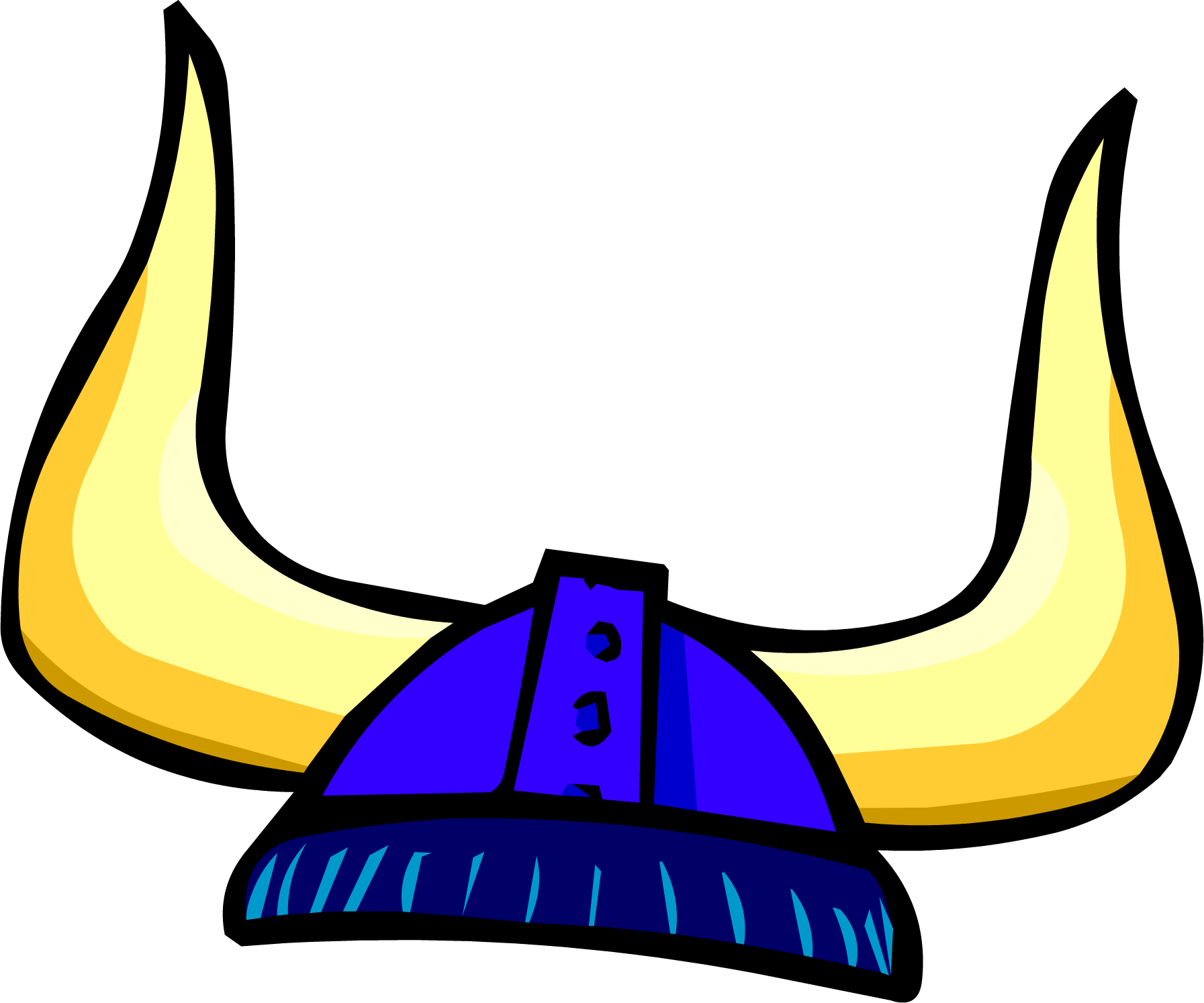Blue Viking Helmet - Club Penguin Blue Viking Helmet Clipart (1793x1494), Png Download