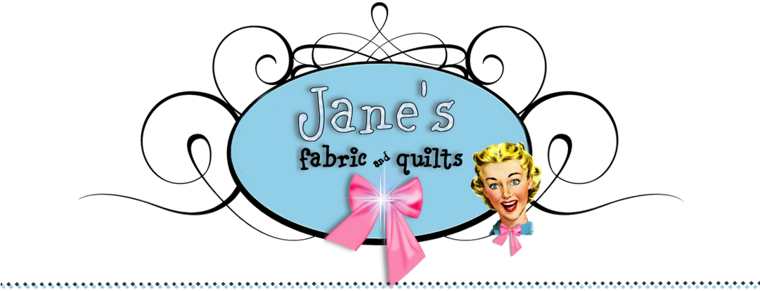 Jane's Fabrics And Quilts - Textile Clipart (1080x421), Png Download