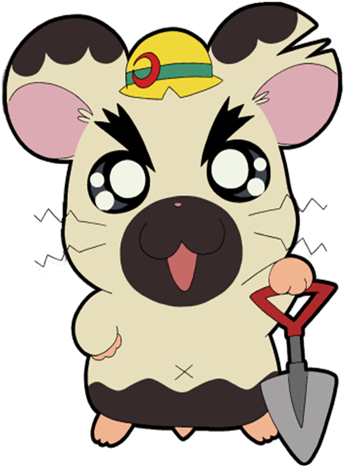 Boss - Hamtaro Characters Clipart (772x1000), Png Download