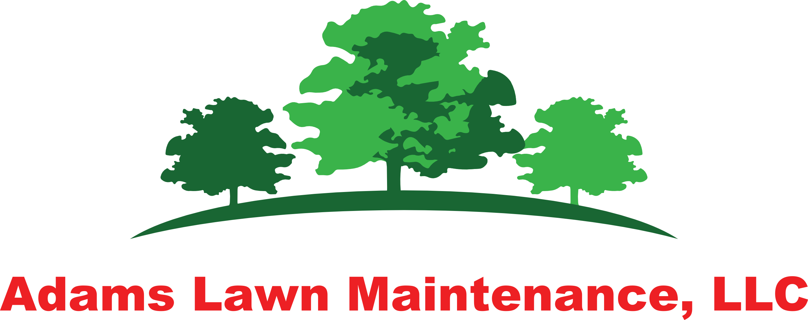 Adams Lawn Maintenance, Llc - Paisagismo Clipart (2599x1030), Png Download