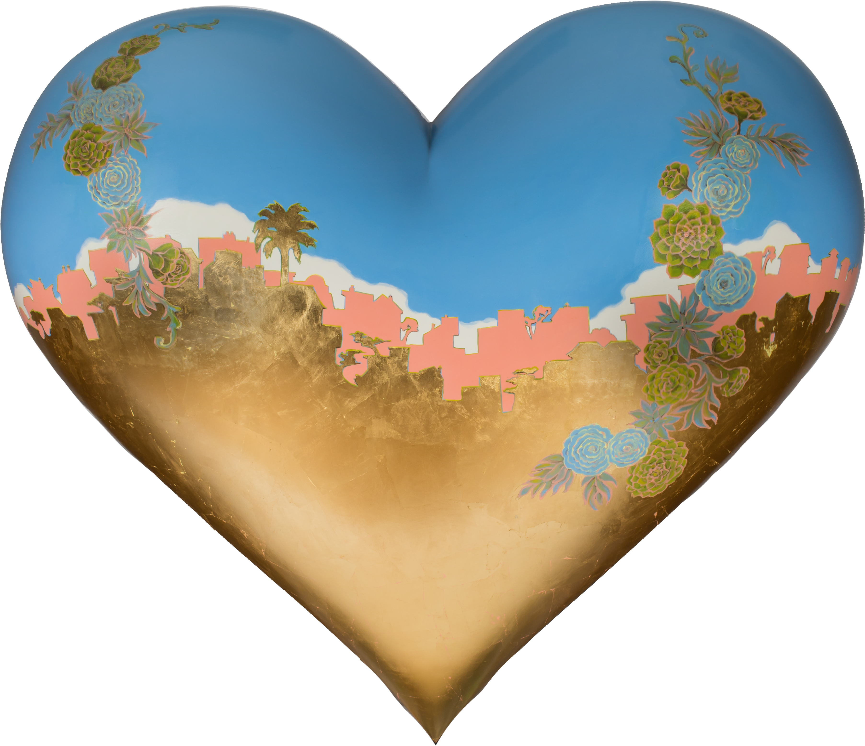 “outerlands” - Large Heart Clipart (1024x875), Png Download
